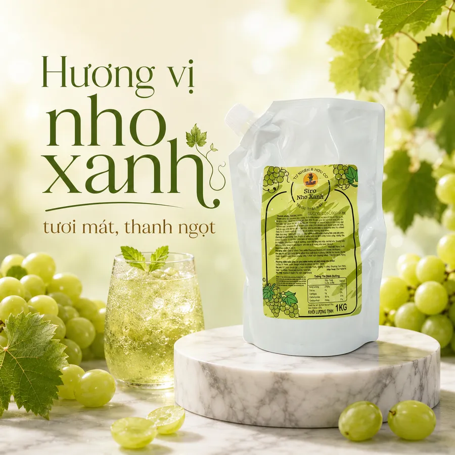 Mứt nho xanh Lermao